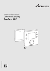 Worcester Comfort+ II RF Installation And Operating Instructions Manual