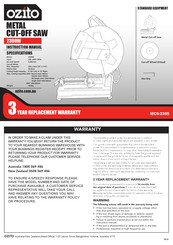 Ozito MCS-2355 Instruction Manual
