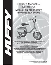 Huffy Kids Ride-On Owner's Manual