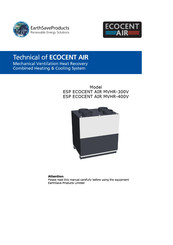 ESP ECOCENT AIR MVHR-400V Technical Manual