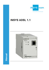 INSYS ADSL 1.1 Manual