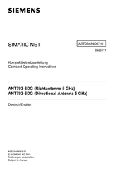Siemens ANT793-6DG Compact Operating Instructions
