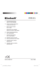 EINHELL BT-MS 250 L Original Operating Instructions