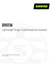 Shure BRH31M-NXLR4M User Manual