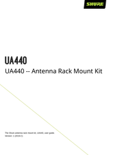 Shure UA440 User Manual