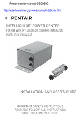 Pentair IntelliChlor IC40 Manuals | ManualsLib