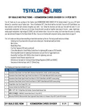 Tsyklon Labs KOSMODROM CHAOS DIVIDER Build Instructions