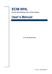 Avalue Technology ECM-WHL User Manual
