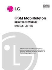 LG LG-600 User Manual