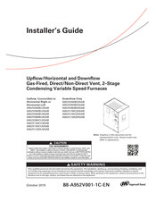 Ingersoll Rand A952V100CU4SAB Installer's Manual