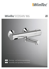 WimTec ECOSAN W6 Assembly And Operating Instructions Manual