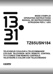CONFORAMA 13-31 TZ65USN184 Operating Instructions Manual