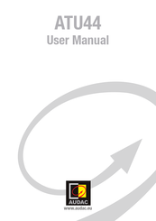 AUDAC ATU44 User Manual
