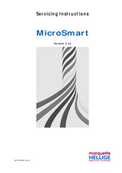 marquette hellige MicroSmart Servicing Instructions