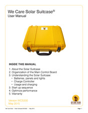 We Care Solar Suitcase WCS200 User Manual