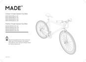 Made Mallow Single Speed City Bike Series Manual