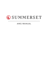 Summerset AMG Series Installation Instructions & Owner's Manual