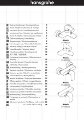 Hans Grohe Metris 31482000 Instructions For Use/Assembly Instructions
