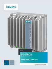 Siemens SENTRON 7KN POWERCENTER 3000 Manual