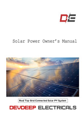 DEVDEEP ELECTRICALS Solar Owner's Manual