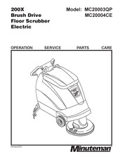 Minuteman MC20003QP Operation Service Parts Care