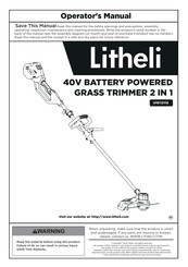 Litheli U1GT21112 Operator's Manual