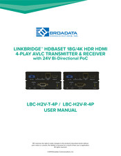 Broadata Communications LINKBRIDGE LBC-H2V-R-4P User Manual