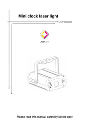 LaserLight Mini clock laser light LL350MCL User Manual