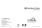 Dogtra iQ NO BARK Manual