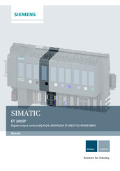 Siemens SIMATIC ET 200SP Manual