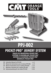 CMT ORANGE TOOLS POCKET-PRO PPJ-002 Instruction Manual