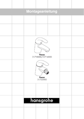 Hans Grohe Focus 31722000 Assembly Instructions Manual