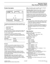 Carrier Signature Series Installation Sheet