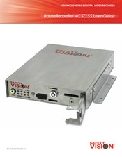 Safety Vision RouteRecorder 4C SD SS User Manual