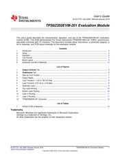 Texas Instruments TPS62350EVM-201 User Manual