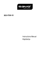 Savo RH-9709-W Instruction Manual