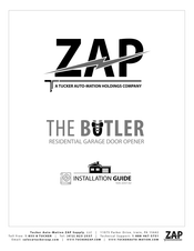 Tucker ZAP THE BUTLER Installation Manual