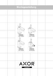 Hans Grohe AXOR Citterio 39015 Series Assembly Instructions Manual