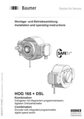 Baumer Hubner HOG 165 + DSL Installation And Operating Instructions Manual
