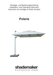 Shademaker Polaris Installation And Operating Instruction