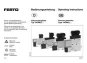 Festo VADM P Series Operating Instructions Manual
