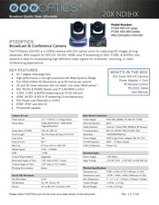 PTZ Optics PT30X-SDI-GY-G2 Quick Start Manual