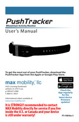max mobility PushTracker 1 User Manual