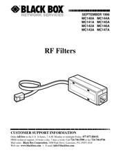 Black Box MC140A Quick Start Manual