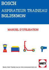 Bosch BGL25KMON Manual