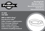 Petsafe VST-800 Operating Manual