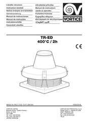 Vortice TRT 150 ED 6P Instruction Booklet