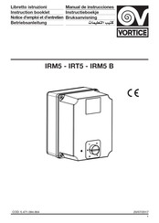 Vortice IRM5 Series Instruction Booklet