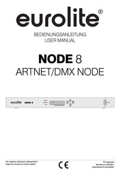 EuroLite Node 8 User Manual