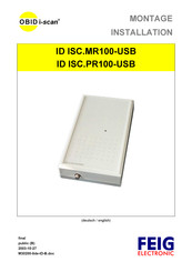 FEIG Electronic OBID i-scan ID ISC.PR100-USB Installation Manual
